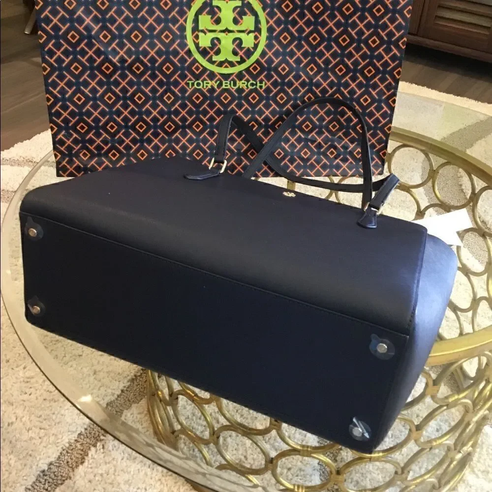 TORY BURCH EMERSON LAPTOP TOTE TRAVEL WORK VACATION OFFICE
